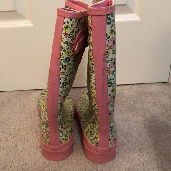 Liberty of London for Target Rubber Floral Chintz Rain/Gardening Boots Size 8. - Picture 4 of 8